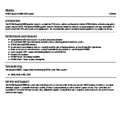 HP NVIDIA Quadro K4000 (C2J94AA)