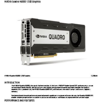 HP NVIDIA Quadro K6000 (C2J96AA)