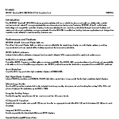 HP NVIDIA Quadro NVS 450 512MB (FH519AA)