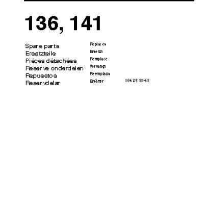 HUSQVARNA 141 (2004) parts