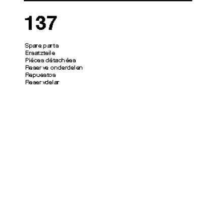 HUSQVARNA 137 (2005) parts