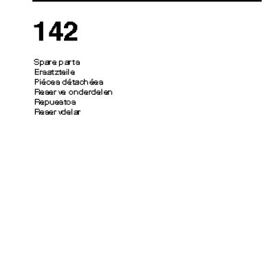 HUSQVARNA 142 (2005) parts