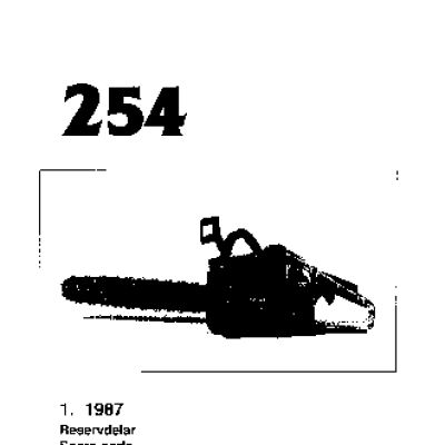 HUSQVARNA 254 (1987) parts