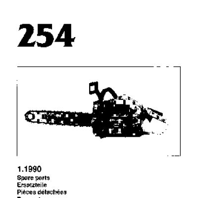 HUSQVARNA 254 (1990) parts