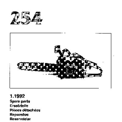 HUSQVARNA 254 (1992) parts