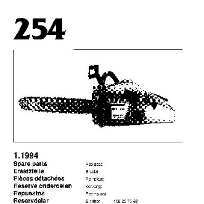 HUSQVARNA 254 (1994) parts