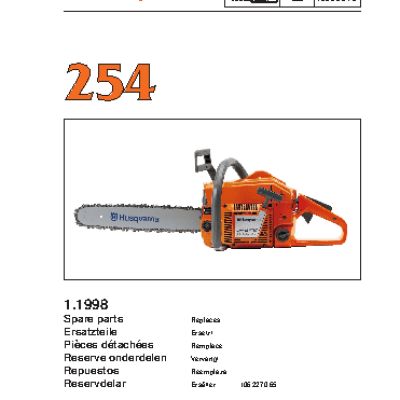 HUSQVARNA 254 (1998) parts