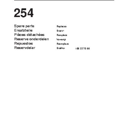 HUSQVARNA 254 (1999) parts