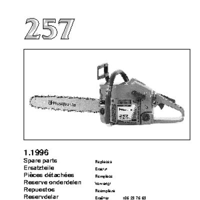 HUSQVARNA 257 (1996) parts