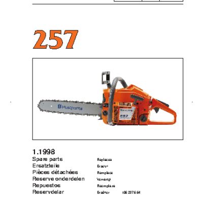 HUSQVARNA 257 (1998) parts