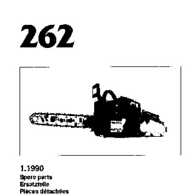 HUSQVARNA 262 (1990) parts