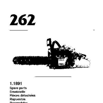 HUSQVARNA 262 (1991) parts