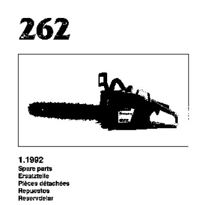 HUSQVARNA 262 (1992) parts