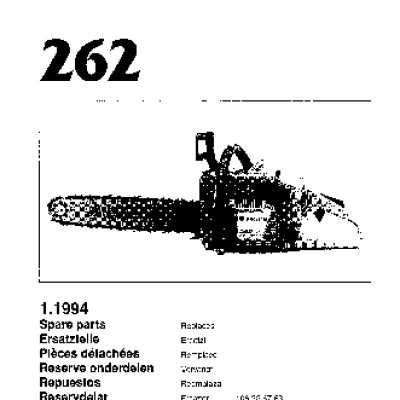 HUSQVARNA 262 (1994) parts