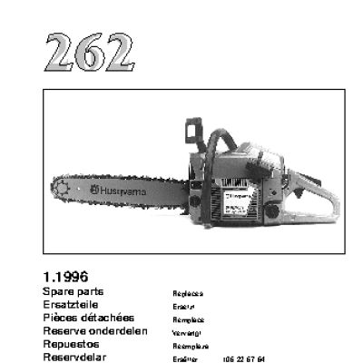 HUSQVARNA 262 (1996) parts