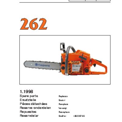 HUSQVARNA 262 (1998) parts