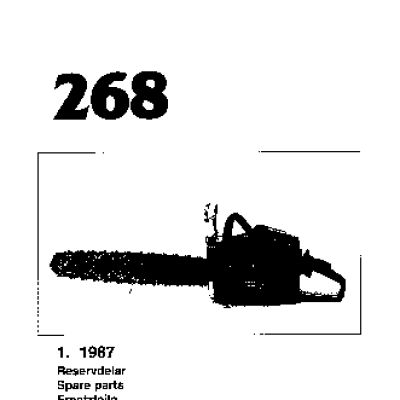 HUSQVARNA 268 (1987) parts