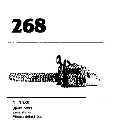 HUSQVARNA 268 (1989) parts
