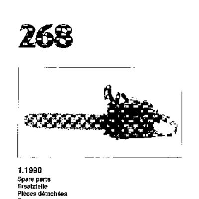 HUSQVARNA 268 (1990) parts