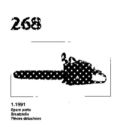 HUSQVARNA 268 (1991) parts