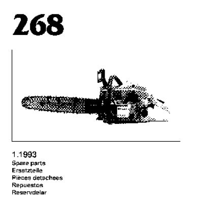 HUSQVARNA 268 (1993) parts