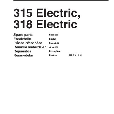 HUSQVARNA 315 Electric (2003) parts