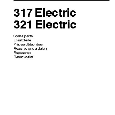 HUSQVARNA 321 Electric (2006) parts
