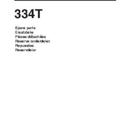 HUSQVARNA 334T (2003) parts