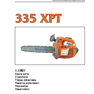 HUSQVARNA 335 XPT (1997) parts