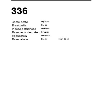 HUSQVARNA 336 (2004) parts