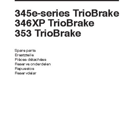 HUSQVARNA 345e-series TrioBrake (2007) parts