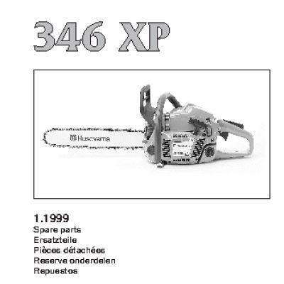 HUSQVARNA 346 XP (1999) parts