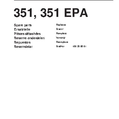 HUSQVARNA 351 (1999) parts