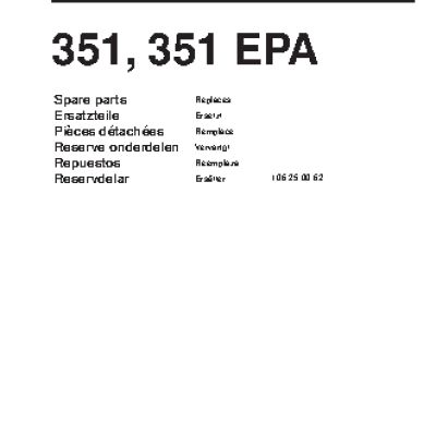 HUSQVARNA 351 (2001) parts