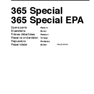 HUSQVARNA 365 Special (2005) parts