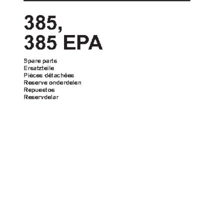 HUSQVARNA 385 (2001) parts