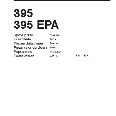 HUSQVARNA 395 (2007) parts