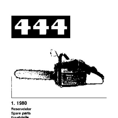HUSQVARNA 444 (1980) parts