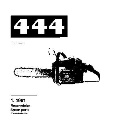 HUSQVARNA 444 (1981) parts