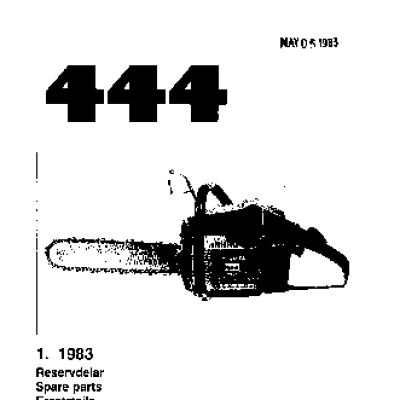 HUSQVARNA 444 (1983) parts