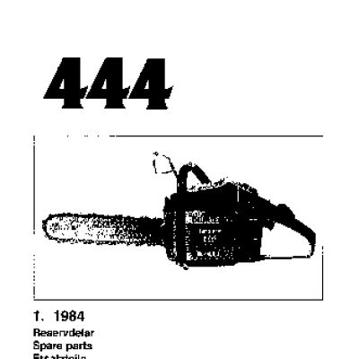 HUSQVARNA 444 (1984) parts