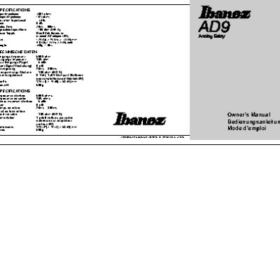 IBANEZ AD9