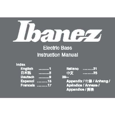 IBANEZ Electric Basses (2009)