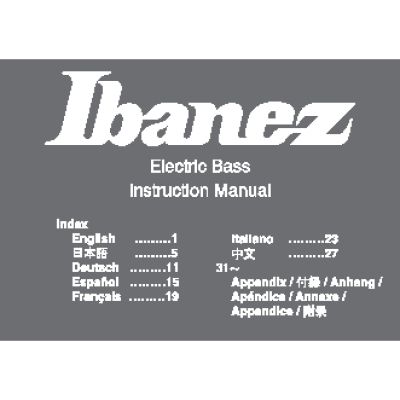 IBANEZ Electric Basses (2011)