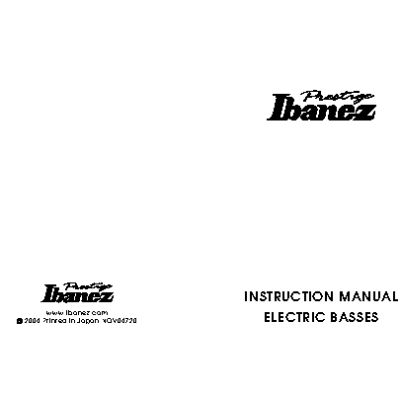IBANEZ Electric Basses (Prestige)