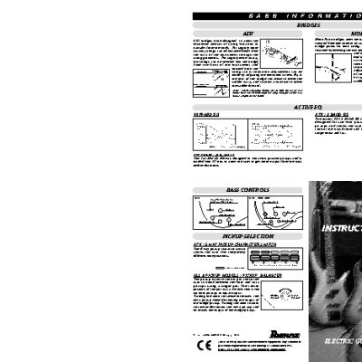 IBANEZ Electric Guitars & Basses (2000)