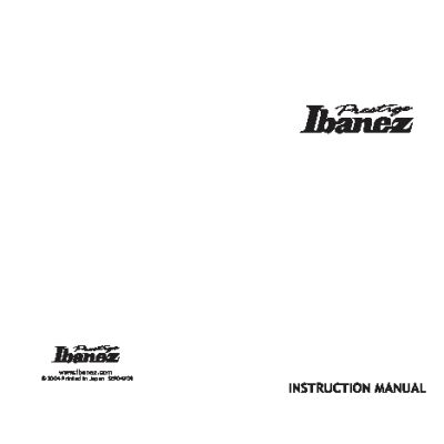IBANEZ Electric Guitars (Prestige)
