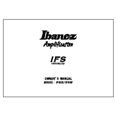 IBANEZ IFS2X/4X