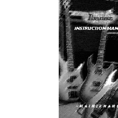 IBANEZ Maintenance