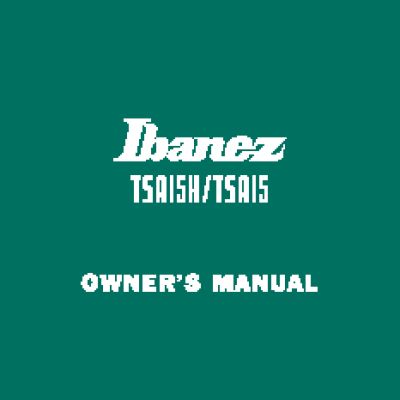 IBANEZ TSA15/TSA15H